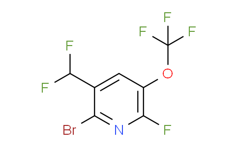 AM188599 | 1804599-56-1 | 2-Bromo-3-(difluoromethyl)-6-fluoro-5-(trifluoromethoxy)pyridine