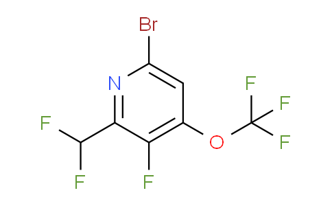 AM188609 | 1806107-16-3 | 6-Bromo-2-(difluoromethyl)-3-fluoro-4-(trifluoromethoxy)pyridine