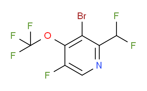 AM188612 | 1806221-46-4 | 3-Bromo-2-(difluoromethyl)-5-fluoro-4-(trifluoromethoxy)pyridine