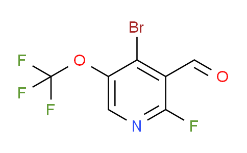 AM188613 | 1803441-46-4 | 4-Bromo-2-fluoro-5-(trifluoromethoxy)pyridine-3-carboxaldehyde