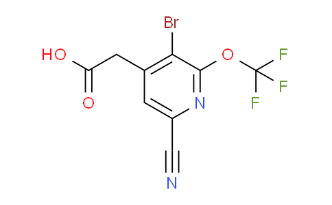 AM188614 | 1806028-00-1 | 3-Bromo-6-cyano-2-(trifluoromethoxy)pyridine-4-acetic acid