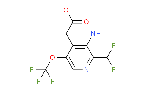 AM188617 | 1803603-30-6 | 3-Amino-2-(difluoromethyl)-5-(trifluoromethoxy)pyridine-4-acetic acid