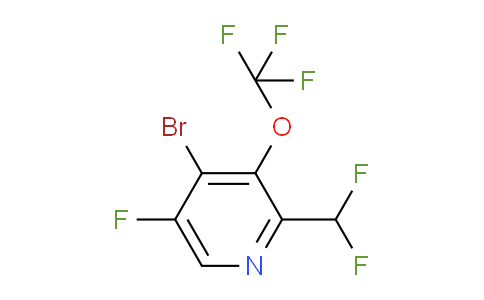 AM188623 | 1803908-60-2 | 4-Bromo-2-(difluoromethyl)-5-fluoro-3-(trifluoromethoxy)pyridine