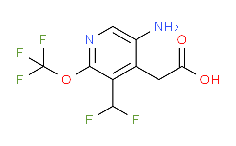 AM188632 | 1804533-63-8 | 5-Amino-3-(difluoromethyl)-2-(trifluoromethoxy)pyridine-4-acetic acid