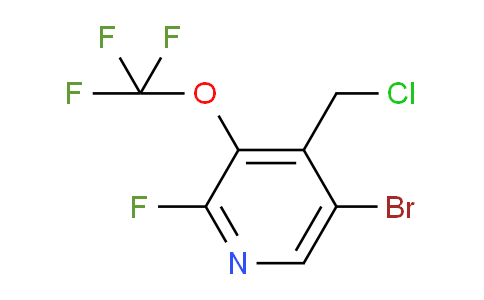 5-Bromo-4-(chloromethyl)-2-fluoro-3-(trifluoromethoxy)pyridine