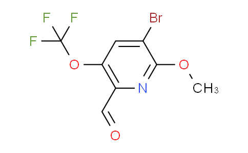 AM188642 | 1803623-25-7 | 3-Bromo-2-methoxy-5-(trifluoromethoxy)pyridine-6-carboxaldehyde