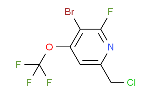 AM188647 | 1804648-53-0 | 3-Bromo-6-(chloromethyl)-2-fluoro-4-(trifluoromethoxy)pyridine
