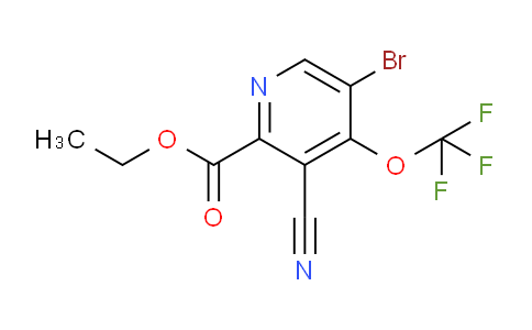 Ethyl 5-bromo-3-cyano-4-(trifluoromethoxy)pyridine-2-carboxylate