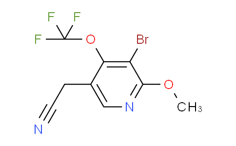 AM188659 | 1804616-10-1 | 3-Bromo-2-methoxy-4-(trifluoromethoxy)pyridine-5-acetonitrile