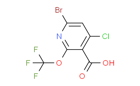 AM188664 | 1804385-66-7 | 6-Bromo-4-chloro-2-(trifluoromethoxy)pyridine-3-carboxylic acid
