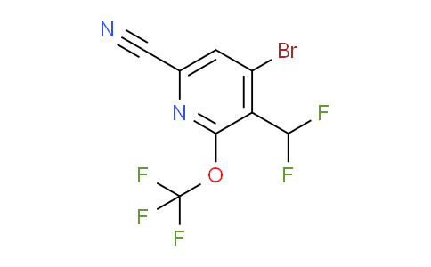 AM188670 | 1806103-70-7 | 4-Bromo-6-cyano-3-(difluoromethyl)-2-(trifluoromethoxy)pyridine