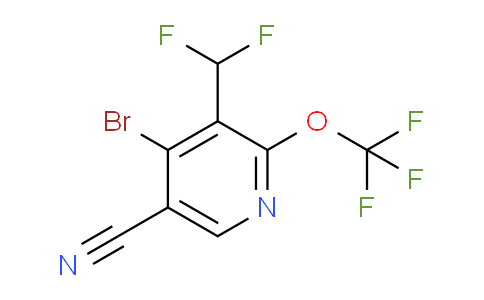 AM188675 | 1806154-29-9 | 4-Bromo-5-cyano-3-(difluoromethyl)-2-(trifluoromethoxy)pyridine