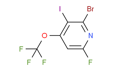 2-Bromo-6-fluoro-3-iodo-4-(trifluoromethoxy)pyridine