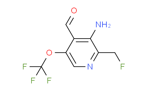 3-Amino-2-(fluoromethyl)-5-(trifluoromethoxy)pyridine-4-carboxaldehyde