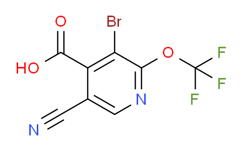 3-Bromo-5-cyano-2-(trifluoromethoxy)pyridine-4-carboxylic acid