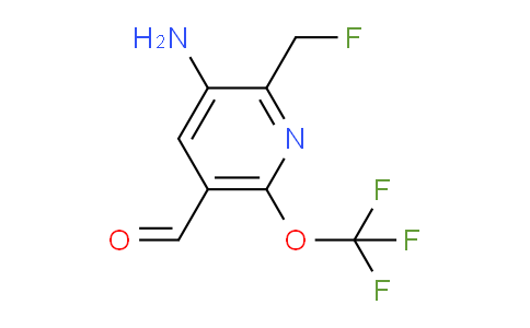 3-Amino-2-(fluoromethyl)-6-(trifluoromethoxy)pyridine-5-carboxaldehyde