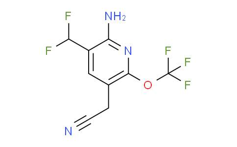 AM188687 | 1804391-99-8 | 2-Amino-3-(difluoromethyl)-6-(trifluoromethoxy)pyridine-5-acetonitrile