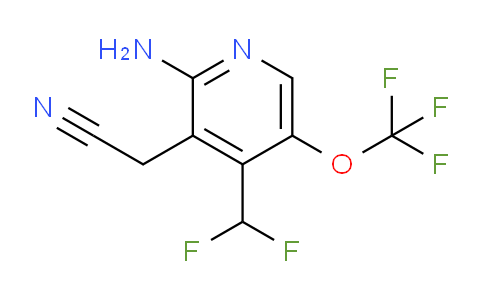 AM188689 | 1804602-54-7 | 2-Amino-4-(difluoromethyl)-5-(trifluoromethoxy)pyridine-3-acetonitrile