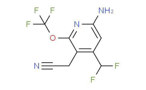 AM188690 | 1804602-62-7 | 6-Amino-4-(difluoromethyl)-2-(trifluoromethoxy)pyridine-3-acetonitrile