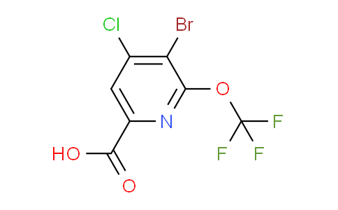 AM188700 | 1806225-87-5 | 3-Bromo-4-chloro-2-(trifluoromethoxy)pyridine-6-carboxylic acid
