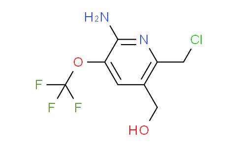 2-Amino-6-(chloromethyl)-3-(trifluoromethoxy)pyridine-5-methanol