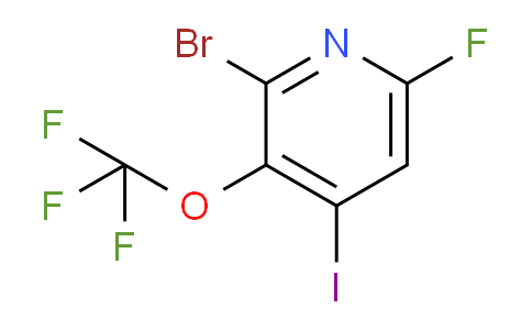 2-Bromo-6-fluoro-4-iodo-3-(trifluoromethoxy)pyridine