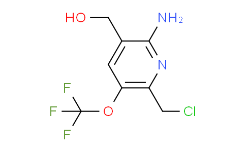 2-Amino-6-(chloromethyl)-5-(trifluoromethoxy)pyridine-3-methanol