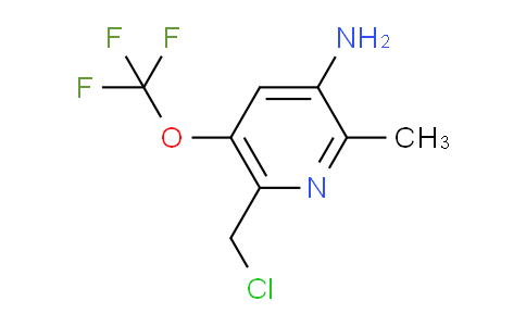 3-Amino-6-(chloromethyl)-2-methyl-5-(trifluoromethoxy)pyridine