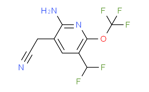 AM188730 | 1806001-53-5 | 2-Amino-5-(difluoromethyl)-6-(trifluoromethoxy)pyridine-3-acetonitrile