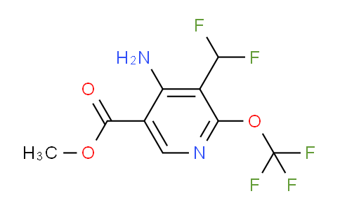 Methyl 4-amino-3-(difluoromethyl)-2-(trifluoromethoxy)pyridine-5-carboxylate