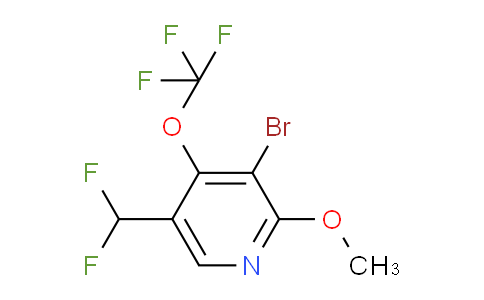 AM188757 | 1803952-33-1 | 3-Bromo-5-(difluoromethyl)-2-methoxy-4-(trifluoromethoxy)pyridine