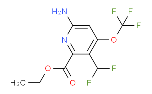 AM188765 | 1806235-82-4 | Ethyl 6-amino-3-(difluoromethyl)-4-(trifluoromethoxy)pyridine-2-carboxylate