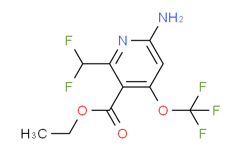 AM188770 | 1804611-23-1 | Ethyl 6-amino-2-(difluoromethyl)-4-(trifluoromethoxy)pyridine-3-carboxylate