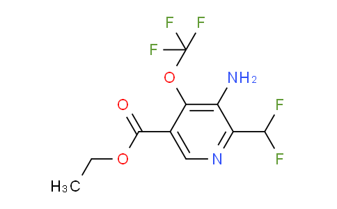 AM188772 | 1806236-34-9 | Ethyl 3-amino-2-(difluoromethyl)-4-(trifluoromethoxy)pyridine-5-carboxylate