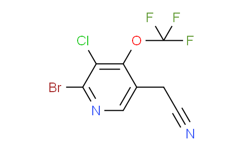 AM188776 | 1804378-97-9 | 2-Bromo-3-chloro-4-(trifluoromethoxy)pyridine-5-acetonitrile