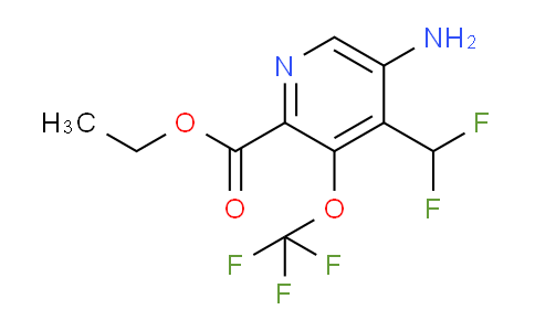 AM188777 | 1806236-53-2 | Ethyl 5-amino-4-(difluoromethyl)-3-(trifluoromethoxy)pyridine-2-carboxylate