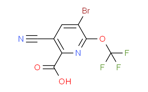 AM188778 | 1804389-56-7 | 3-Bromo-5-cyano-2-(trifluoromethoxy)pyridine-6-carboxylic acid
