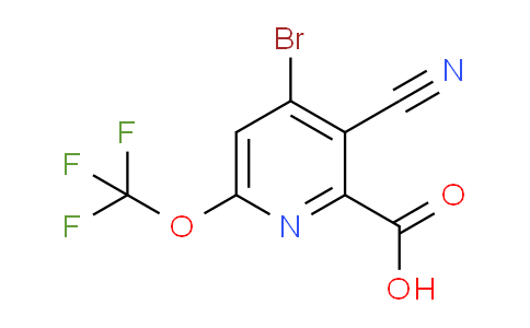 AM188790 | 1803661-52-0 | 4-Bromo-3-cyano-6-(trifluoromethoxy)pyridine-2-carboxylic acid