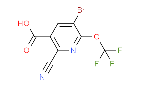 AM188793 | 1803972-61-3 | 3-Bromo-6-cyano-2-(trifluoromethoxy)pyridine-5-carboxylic acid