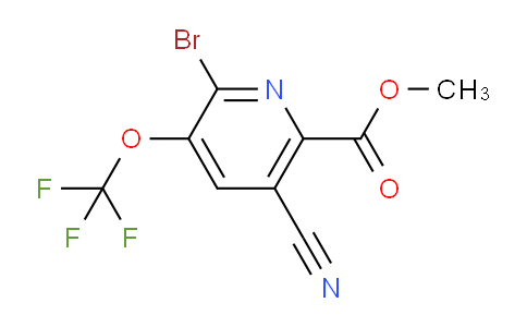 AM188802 | 1803661-69-9 | Methyl 2-bromo-5-cyano-3-(trifluoromethoxy)pyridine-6-carboxylate