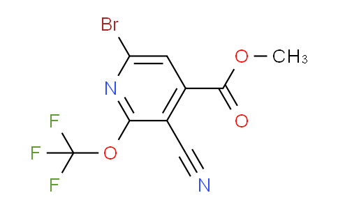 AM188804 | 1806156-03-5 | Methyl 6-bromo-3-cyano-2-(trifluoromethoxy)pyridine-4-carboxylate
