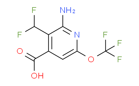 AM188808 | 1806191-89-8 | 2-Amino-3-(difluoromethyl)-6-(trifluoromethoxy)pyridine-4-carboxylic acid