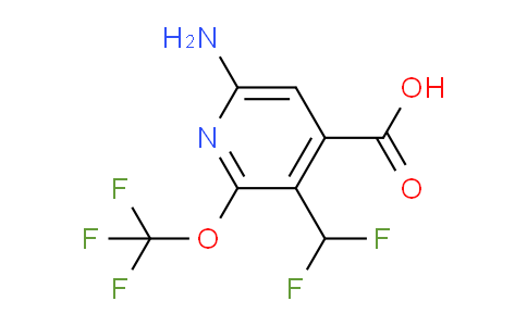 AM188815 | 1803659-33-7 | 6-Amino-3-(difluoromethyl)-2-(trifluoromethoxy)pyridine-4-carboxylic acid