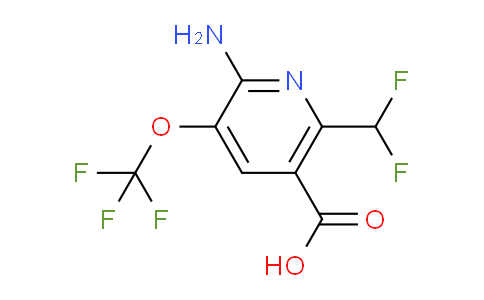 AM188817 | 1806151-58-5 | 2-Amino-6-(difluoromethyl)-3-(trifluoromethoxy)pyridine-5-carboxylic acid