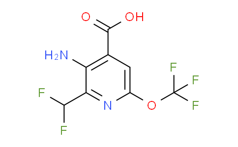 AM188825 | 1806136-66-2 | 3-Amino-2-(difluoromethyl)-6-(trifluoromethoxy)pyridine-4-carboxylic acid
