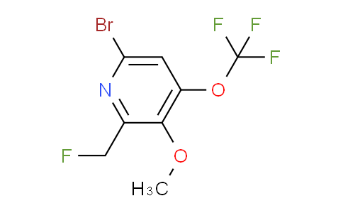 AM188831 | 1804395-88-7 | 6-Bromo-2-(fluoromethyl)-3-methoxy-4-(trifluoromethoxy)pyridine