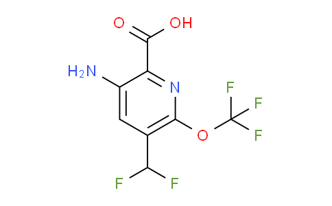 AM188837 | 1806235-69-7 | 3-Amino-5-(difluoromethyl)-6-(trifluoromethoxy)pyridine-2-carboxylic acid