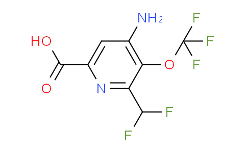 AM188840 | 1806152-04-4 | 4-Amino-2-(difluoromethyl)-3-(trifluoromethoxy)pyridine-6-carboxylic acid