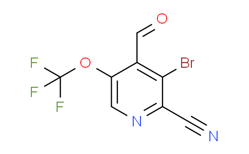 AM188859 | 1804558-20-0 | 3-Bromo-2-cyano-5-(trifluoromethoxy)pyridine-4-carboxaldehyde
