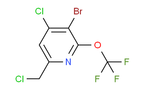 3-Bromo-4-chloro-6-(chloromethyl)-2-(trifluoromethoxy)pyridine